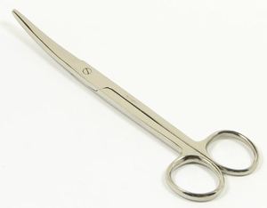 โมลกรรไกรสแตนเลสขนาด5.5นิ้วเครื่องมือผ่าตัดบริเวณหน้าท้องโค้งตรงแบบแมนนวลมาตรฐานความปลอดภัย - Product Image 4