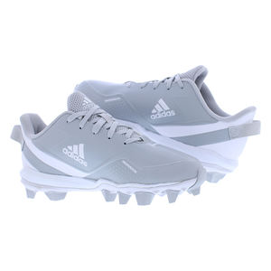 Chaussures Adidas Icon 7 Md pour garçons Couleur : Gris clair/Blanc/Métallisé argenté 100% authentique - Product Image 4