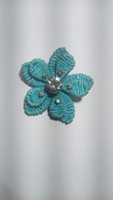 Pendentif personnalisé en forme d'oiseau en perles de rocaille, design Art Déco, 3 pièces, pour la rentrée scolaire, le baptême, l'anniversaire
