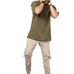 Pakistán Fabricación Camiseta Hombro caído Nuevo estilo Camiseta Nuevo diseño Hombro caído Camiseta - Product Image 4