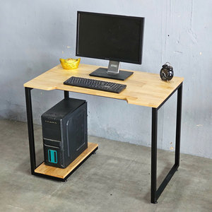 Convenient Foldable <b>Computer</b> <b>Desk</b> with Storage & Bookshelf Laptop Table COD68029 - Product Image 2