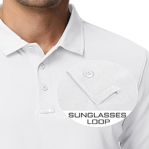 Custom Logo <b>Men's</b> Casual for Polo <b>Shirt</b> 100% Cotton <b>Stripe</b> Design Dropped Shoulders Full <b>Sleeves</b> Sides Oversized Breathable - Product Image 5