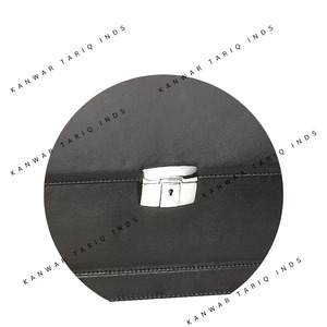 Cartera plegable de cuero genuino de lujo para hombre, logotipo personalizado, bolso polaco, estilo corto, hebillas de cinturón delgadas - Product Image 6