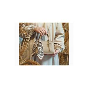 Sac à main en similicuir pour femme Fiori - Beige - Product Image 1