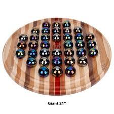 Jeu de solitaire en bois fait main personnalisable avec boules pour enfants de tous âges pour toutes les saisons-été hiver automne printemps - Product Image 6