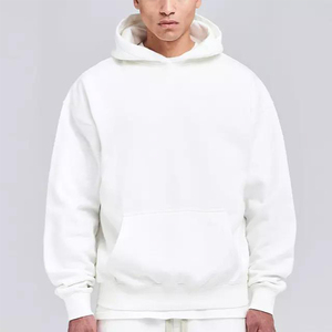 Sweats à capuche personnalisés pour hommes 100% coton lourd luxe qualité bouffée impression surdimensionné Streetwear pulls à capuche pour hommes - Product Image 3