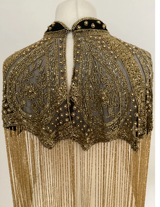 Robe fourreau de cocktail pour femmes, mini robe de soirée de scène, grande taille, robe de soirée de club, robe de bal, ornée de paillettes miroir, polyester Chandni - Product Image 5