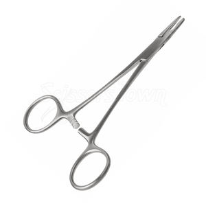 Soporte de aguja Neivert 5 pulgadas suave con anillo compensado de ranura instrumento Médico Quirúrgico de acero inoxidable - Product Image 2