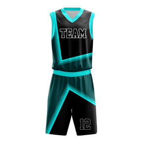 Ensemble Maillot et Short de Basketball Personnalisé en Gros – Respirant, Séchage Rapide, Anti-Bactérien, Anti-UV – Tenue de Sport d'Équipe Grandes Tailles - Product Image 6