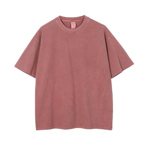 Wholesale Mens 100% Cotton Oversized Blank <b>Plain</b> T-Shirt Custom High Quality Printed Logo Short Sleeve Breathable Eco-Friendly - Product Image 4