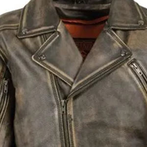 Custom New Fashion Genuine Leather Jacket Men <b>Slim</b> Fit Leather Jacket - Product Image 4