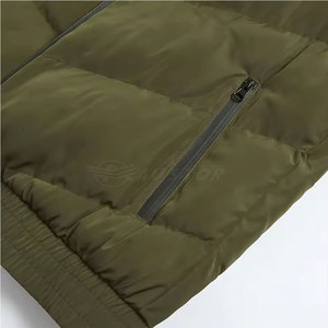 Chaqueta acolchada de poliéster personalizada al mejor precio para hombre, chaqueta acolchada teñida lisa en línea, chaqueta acolchada para hombre - Product Image 5