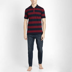 Polos personalizados de algodón orgánico 100% para hombre con logotipo bordado, camiseta de verano, ropa informal transpirable de alta calidad - Product Image 4