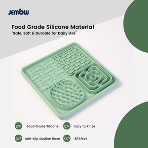 Tapis de léchage anti-étouffement en silicone robuste à grille carrée de qualité alimentaire pour chiens, chiots et chats, pour soulager l'anxiété et favoriser une alimentation lente en intérieur - Product Image 3