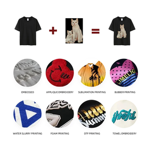 เสื้อยืดผู้ชายโอเวอร์ไซส์ผ้าคอตตอน100% น้ำหนัก240กรัมออกแบบได้ตามต้องการลาย3D แนวสตรีทเฮฟวี่เวทสีขาว - Product Image 6