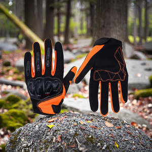 Venta al por mayor de guantes de trabajo de impacto de alta resistencia para hombres y mujeres, antideslizante, antivibración, TPR, protección de pantalla táctil para la construcción - Product Image 6