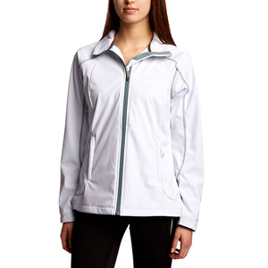 Chaqueta Softshell transpirable de talla grande para mujer, impermeable de poliéster ligero para otoño, chaqueta Softshell personalizable para exteriores - Product Image 1