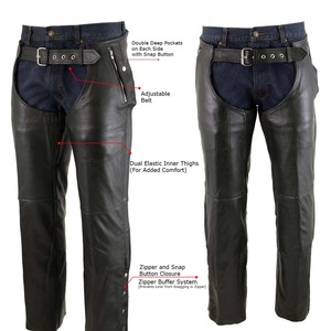 Custom Logo Printed Breathable Motorbike <b>Leather</b> <b>Chaps</b> High Quality New Style Motorcycle <b>Leather</b> <b>Chaps</b> - Product Image 3