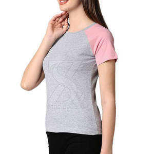 Venta caliente verano Camiseta de manga corta ligera mujer camiseta personalizada Color mujeres camisetas - Product Image 3