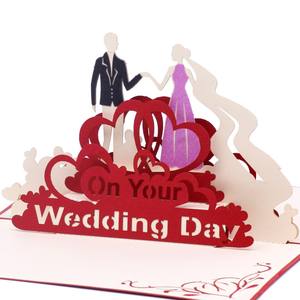 Tarjeta Pop-Up 3D, Tarjetas Pop-Up para Boda, Tarjetas de Felicitación Hechas a Mano para el Día de San Valentín, Tarjetas 3D, Manualidades de Papel Pop-Up, Invitación Especial, Regalo - Product Image 2