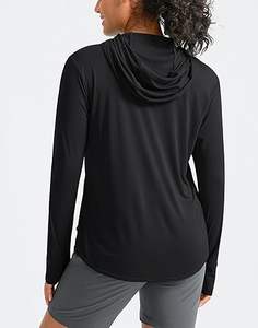 Camisas de Pesca con Capucha y Protección Solar UPF 50+ para Mujer, Camisas con Capucha UV, Ligeras y de Secado Rápido - Product Image 4