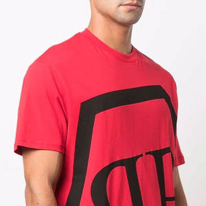 T-shirt de rue pour hommes personnalisé vêtements rétro surdimensionné lourd en vrac été à manches courtes respirant coton T-shirt en vrac - Product Image 5