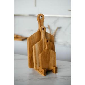 Planche à découper en bois robuste avec surface de préhension naturelle pour assurer une coupe alimentaire sûre sans glisser - Product Image 3