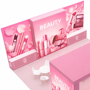 <span class=keywords><strong>Stand</strong></span> d'exposition cosmétique rétroéclairé <span class=keywords><strong>de</strong></span> 20 x 20 pieds, boîte lumineuse en forme d'arche rose, <span class=keywords><strong>stand</strong></span> d'exposition <span class=keywords><strong>de</strong></span> beauté, <span class=keywords><strong>stand</strong></span> d'exposition <span class=keywords><strong>de</strong></span> maquillage, <span class=keywords><strong>stand</strong></span> <span class=keywords><strong>de</strong></span> salon professionnel - Product Image 2