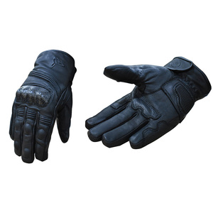 Guantes de carreras de cuero para hombre, novedad - Product Image 1