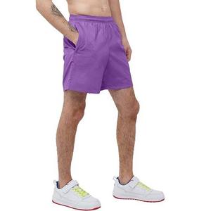 Verano algodón 220 Gsm Vintage pantalones cortos para correr pantalones con cordón cintura alta Streetwear hombres corto Color personalizado nuevo diseño de moda - Product Image 4