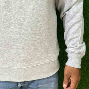<b>Men's</b> New Style O-Neck 100% Cotton Fleece Zipper-Up Sweatshirt Solid Color Hoodies Custom Regular Fit Embroidered Eco-Friendly - Product Image 6