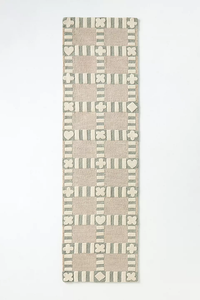 Alfombra moderna de tablero de ajedrez con icono de lana con mechones, estilo audaz para su hogar con textura duradera y diseño de patrón clásico - Product Image 4