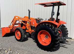Tracteur Kubota M6060 d'occasion abordable avec accessoire à vendre - Product Image 5