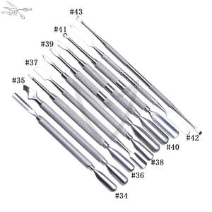 Pousse-cuticules en acier inoxydable de haute qualité, double tête, personnalisable - Product Image 6
