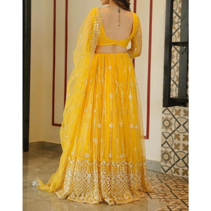 Vestido Shalwar Kameez de 3 Piezas, 100% Seda de Alta Calidad, Estilo Boutique Pakistaní, Bordado a Mano, Informal, para Fiestas - Product Image 5