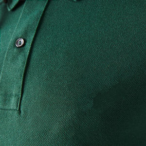 Polo de verano de alta calidad para hombre, informal, de negocios, de color sólido, bordado, manga corta, tejido de punto, estampado de solapa, Golf 3D - Product Image 3