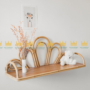 Good Price Furniture in Vietnam Rattan <b>Wall</b> <b>Shelf</b> Bathroom <b>Shelf</b> <b>Nursery</b> Bedroom Kitchen Kids Furnutire - Product Image 2