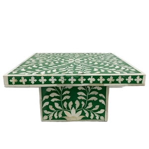 Support à gâteau rond en os incrusté et en nacre pour des événements de mariage luxueux, des fêtes d'anniversaire et des présentations de desserts haut de gamme - Product Image 5