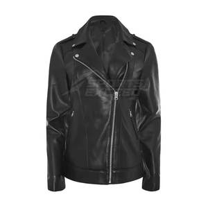 Dernier style de vestes en cuir pour femmes fabriquées au Pakistan Prix de gros Bas quantité minimale de commande Vestes en cuir pour femmes - Product Image 4