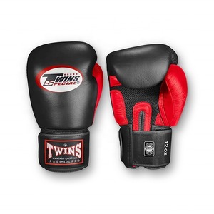 Personalized Twins Dual Color Black & Blue Boxing Sparring Gloves Breathable Training Kickboxing Muay Thai Gloves MMA Gloves - Product Image 2