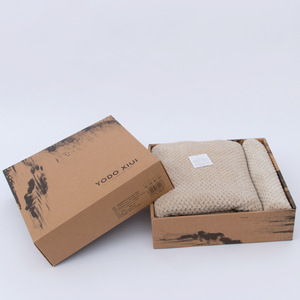 Toalla de Microfibra Estilo Japonés con Diseño de Cuadrícula de Pino, Juego de 2 Toallas de Baño, Secado Rápido, Suaves y Absorbentes, Caja de Regalo para Hotel, <span class=keywords><strong>Onsen</strong></span>, Hogar - Product Image 5