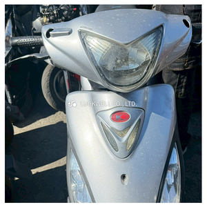 Scooter Azul de Gasolina 125cc con Vista Frontal, Faros Dobles y Espejos - Product Image 3