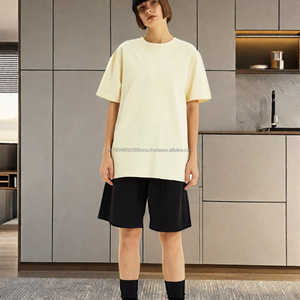 T-shirt d'été lourd à logo personnalisé pour hommes 100% coton col rond manches courtes Logo Street 270G - Product Image 1