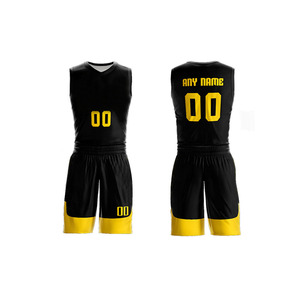 Uniformes de Baloncesto Personalizados para Hombre, Sublimación Completa, Ropa de Baloncesto Retro, Jersey de Baloncesto Transpirable con Dos Colores - Product Image 4