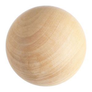 Bola de madera de nogal 10cm a 34cm de diámetro Acabado natural Madera dura grande - Product Image 2