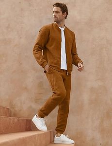 Survêtements pour hommes Full Zip Pullover et pantalons de survêtement baggy avec poches - Product Image 3