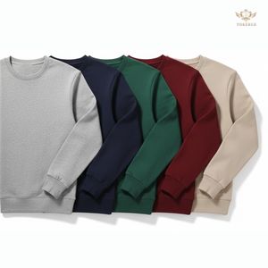 Sudadera de cuello redondo para hombre de alta calidad, Jersey informal de manga larga, mezcla de algodón, ropa de calle de lana cálida, ropa de invierno al por mayor OEM - Product Image 5