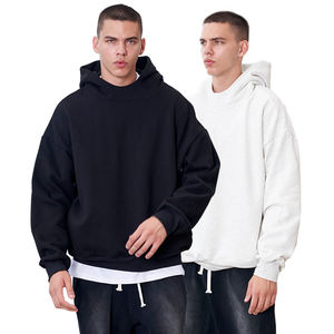 เสื้อฮู้ดผู้ชายทรงหลวมปักโลโก้ฤดูหนาวพิมพ์ลาย ODM 3D - Product Image 1