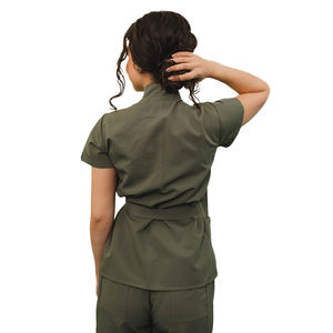 Yuhong poliestere Rayon Spandex fascia elastico logo personalizzato ragazze ospedale scrub per donne infermiere medico uniformi scrub set - Product Image 6