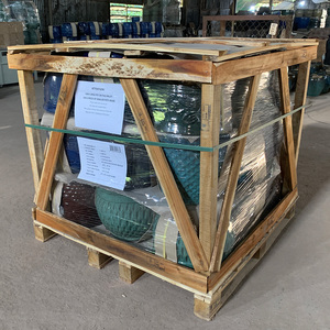 Lớn Gốm Đất Sét Trồng Đun Sôi Men Hiệu Quả Châu Âu Phong Cách Handmade Bền Ngoài Trời Nồi Cho Vườn Biệt Thự Cây Cảnh Quan - Product Image 6